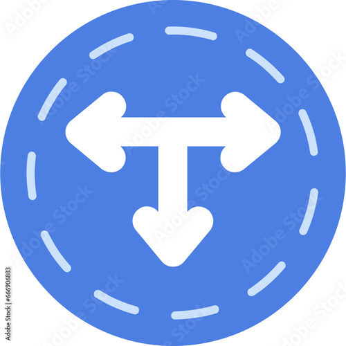 T Junction Icon