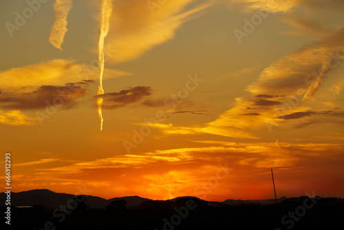 夕焼け　秋