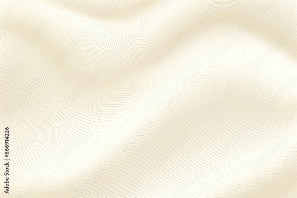 Winding curved guilloche beige lines, on white background. pattern for designs, websites, textiles, documents, certificates. Vector illustration. - obrazy, fototapety, plakaty 