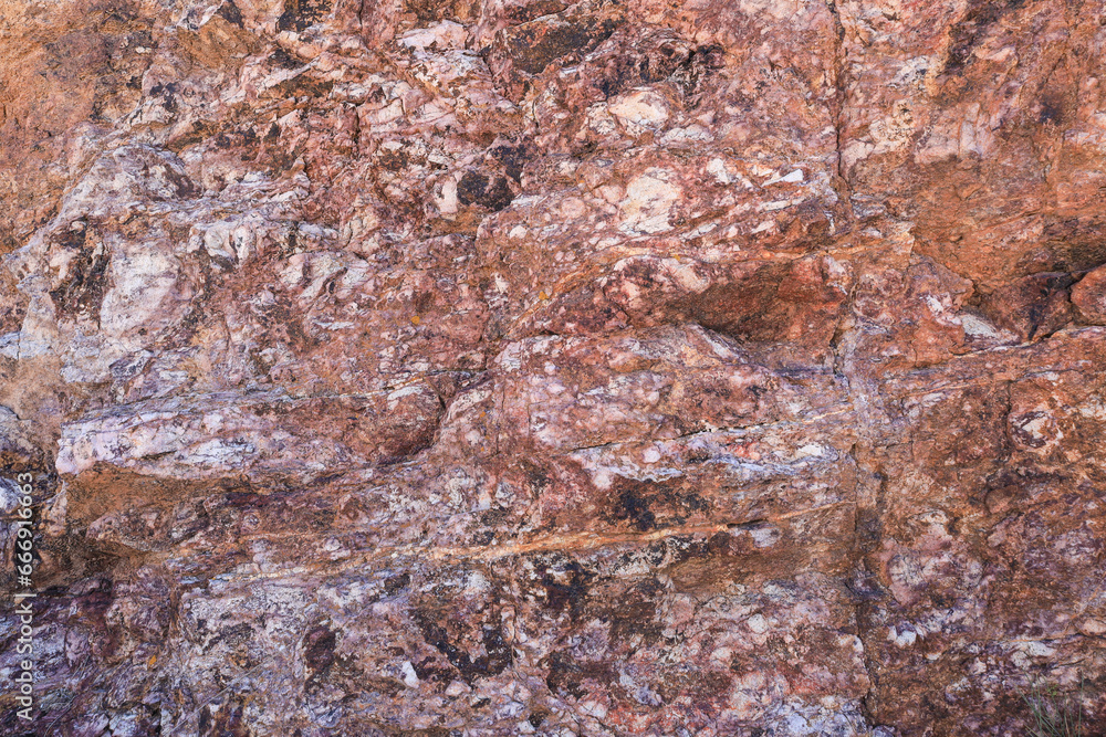 Volcanic rocks, Ignimbrite with Jarosite and Goethite in Almeria Volcanic rocks, Ignimbrite with Jarosite and Goethite in Almeria