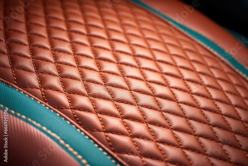 stitching details of a luxury car seat cover © Alfazet Chronicles