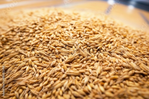 detail of the untreated malts used in beer brewing