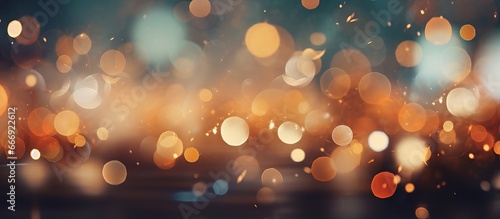 Christmas background with a vintage bokeh in colorful tones