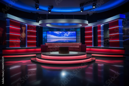 News Studio Set 