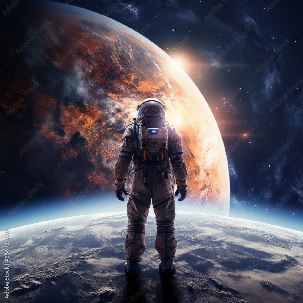 astronaut in space generated by AI astronaut in space generated by AI