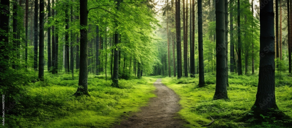 Obraz premium Path through the woods