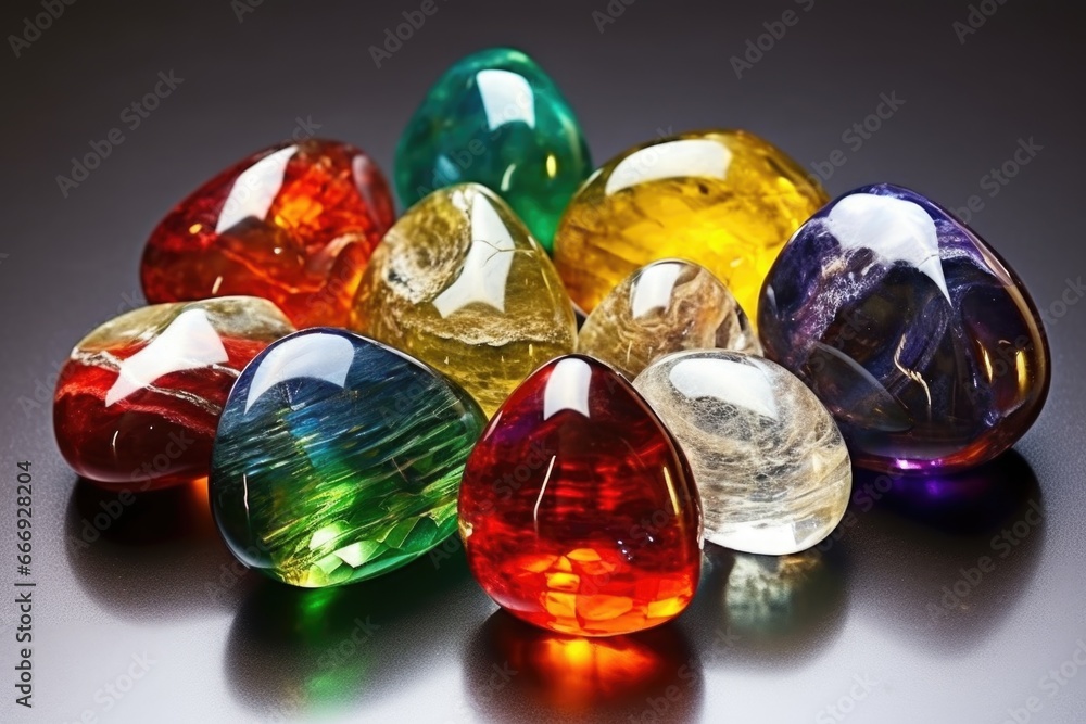 polished gemstones in comparison to their raw versions polished gemstones in comparison to their raw versions