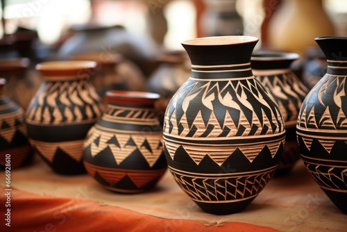 hand-made indigenous ceramic pottery