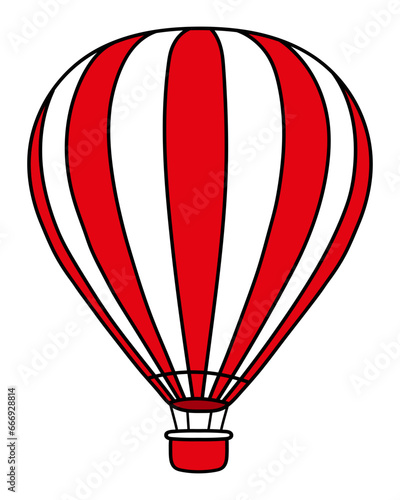 Vector illustration Cappadocia, Turkey.  Isolate of Hand drawn line doodle Turkish symbols.