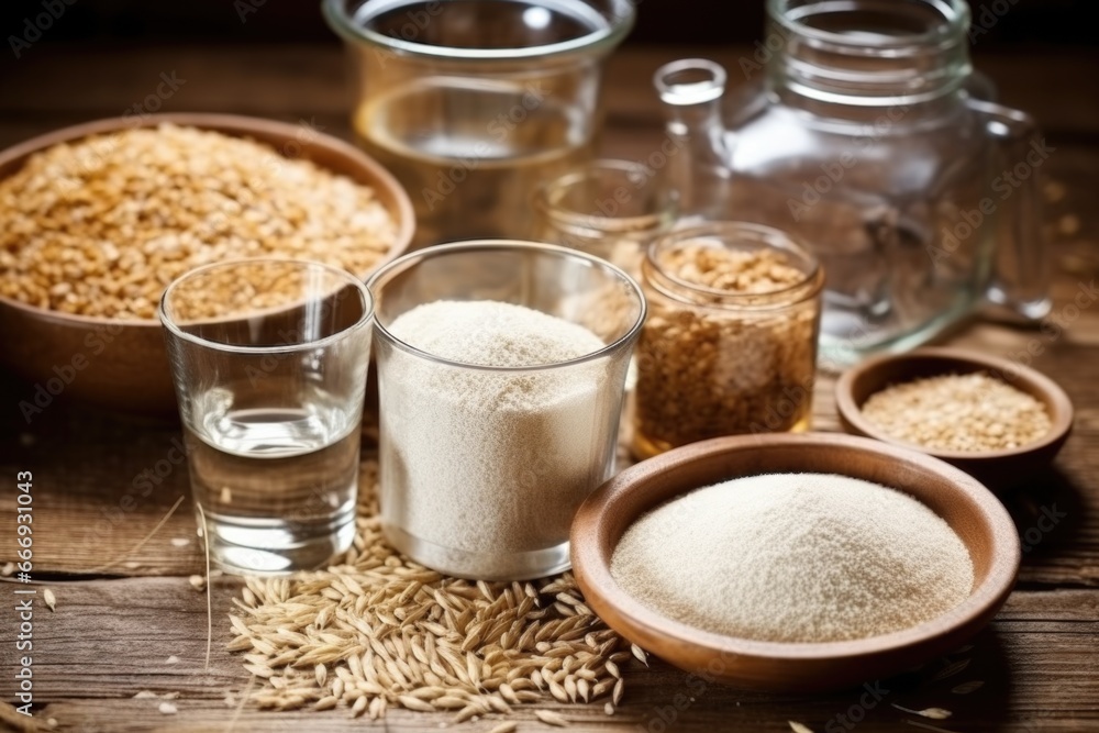 raw materials for moonshine distillation: grains, malt, yeast raw materials for moonshine distillation: grains, malt, yeast