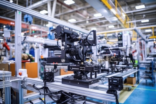 camera stabilizer production in high-tech factory