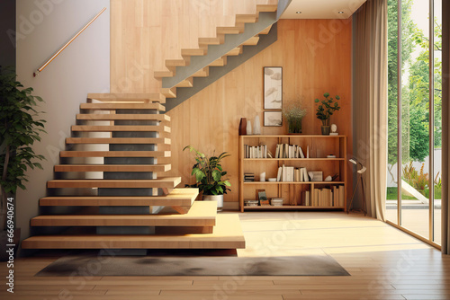 staircase in the house © Dina Studio