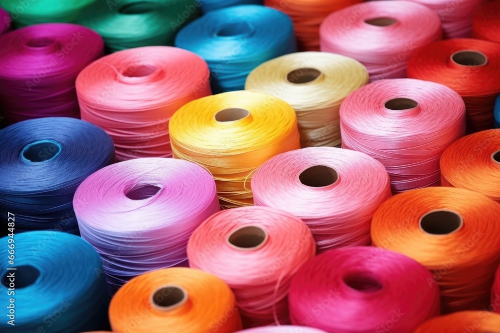 spools of nylon cord ready for use spools of nylon cord ready for use