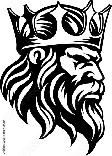A king wearing a medieval c...