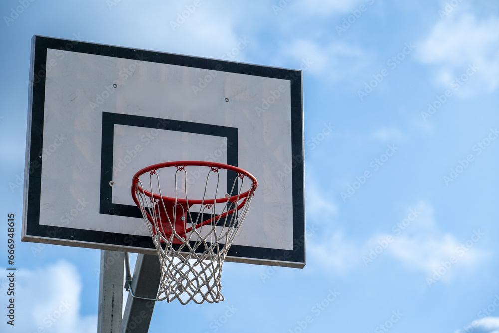 basket ball rim at outdoors