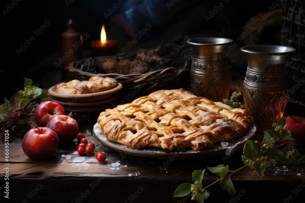 Delicious Baked Pie: a Sweet and Healthy Dessert for Celebrations