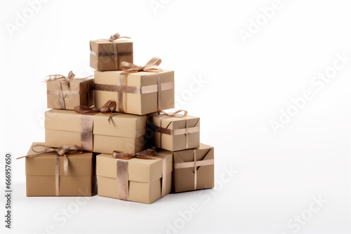 packaging boxes  gift boxes with kraft paper 