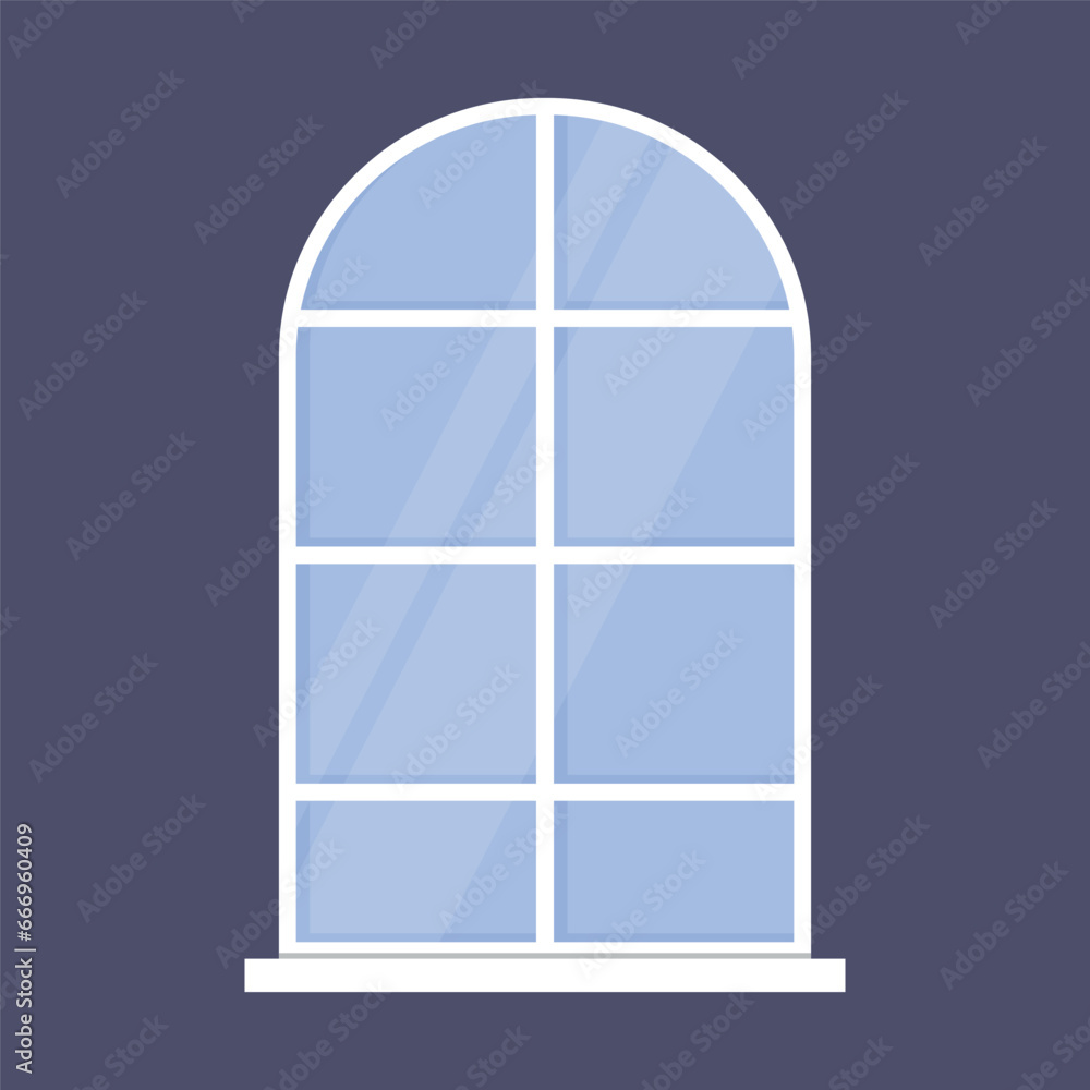 window with a white frame window with a white frame