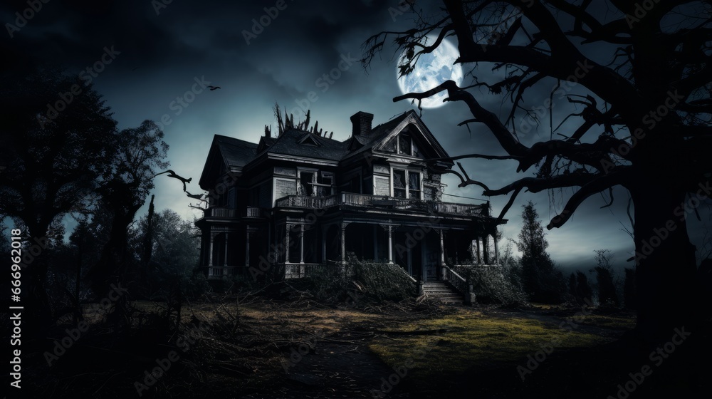 A haunted house with a sinister secret A haunted house with a sinister secret