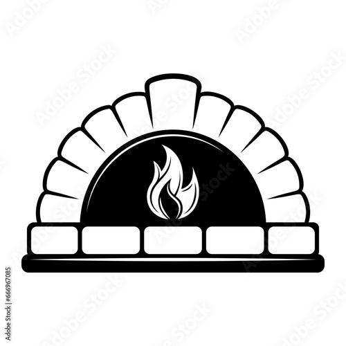 antique bread oven element