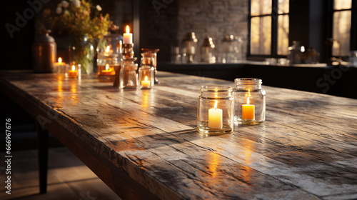 Marble counter tabletop in kitchen.