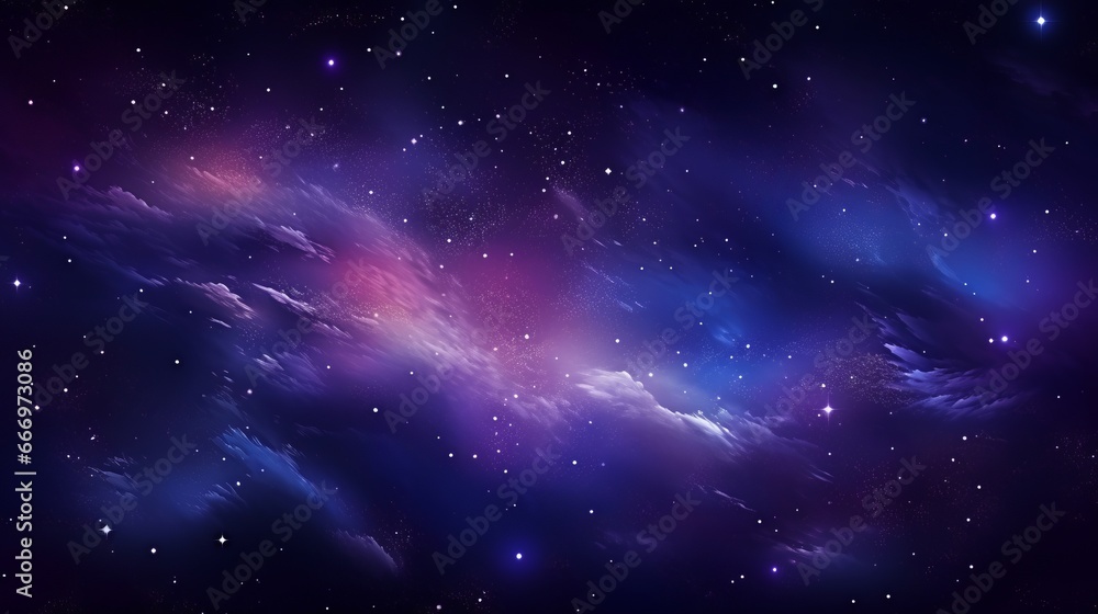 Fototapeta premium Cosmic hyper space background with celestial wonders