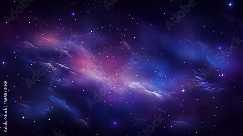 Cosmic hyper space background with celestial wonders