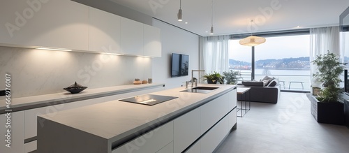 Gorgeous recently built flat with a kitchen view © Vusal