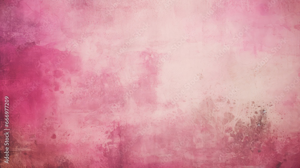 A textured pink background with a vintage feel