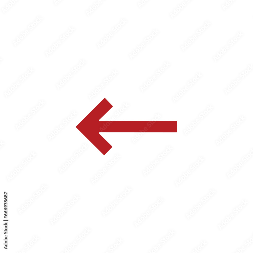 arrow icon on white background vector symbol	