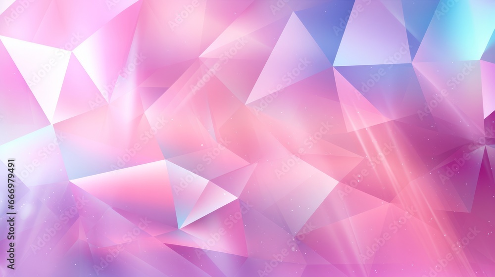 Obraz premium A holographic prism pink background with shifting colors