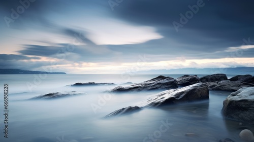 A dreamy, undefined seascape with a hint of tranquility © Cloudyew