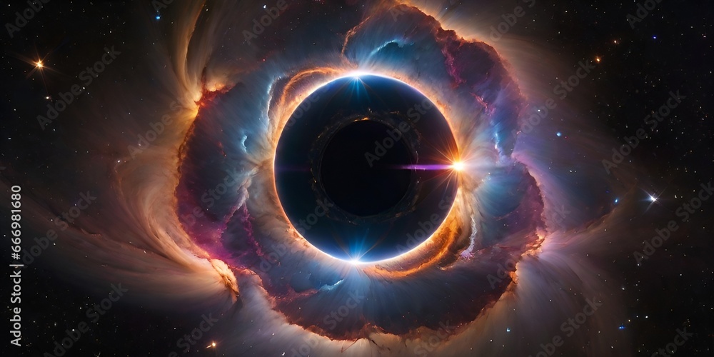 galaxy in space, Black hole Abstract space wallpaper Universe filled ...