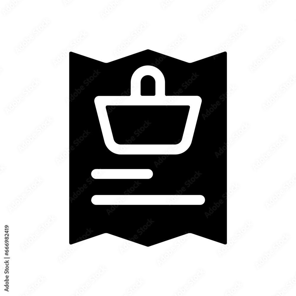 Shopping Invoice Icon Shopping Invoice Icon