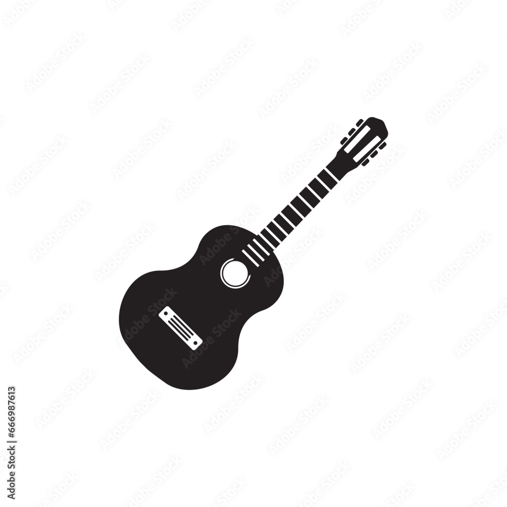 guitar icon vector guitar icon vector