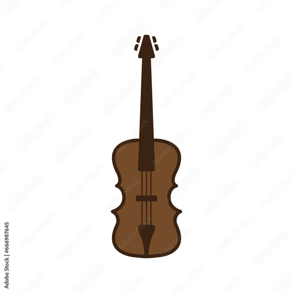 Fototapeta premium violin icon vector