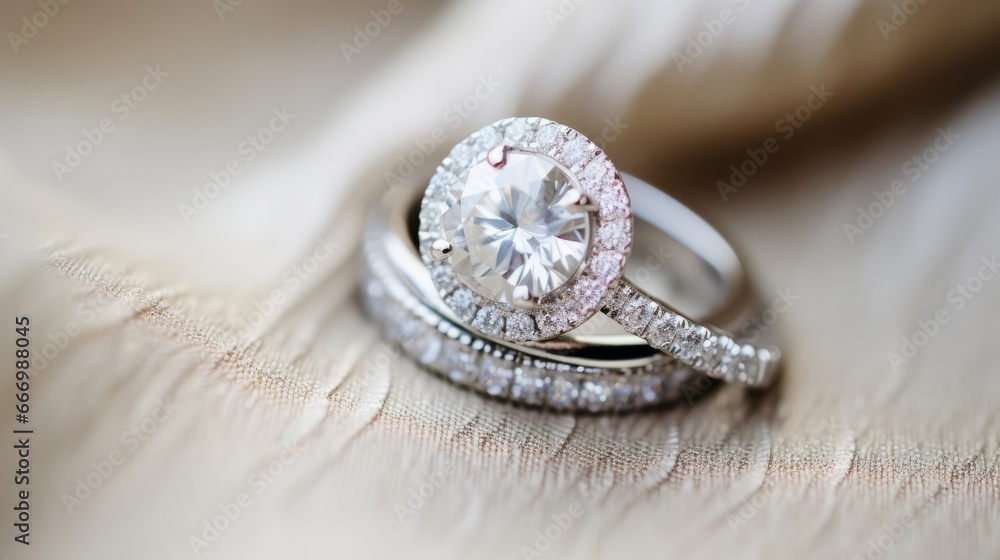 Bride's jewelry and engagement ring Bride's jewelry and engagement ring