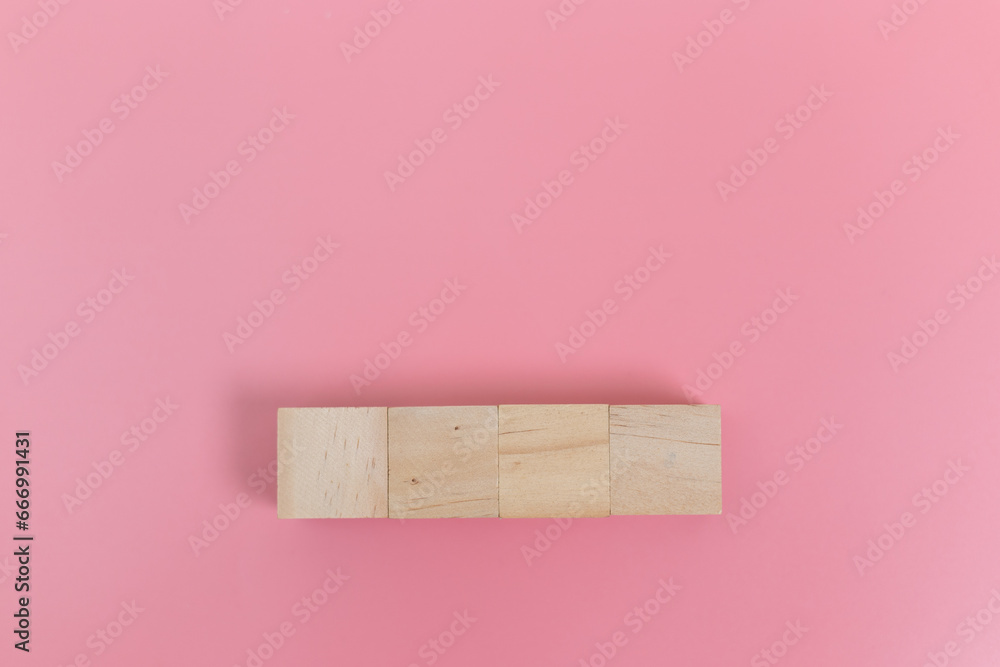 Concept of education and development. Blank wooden cube block sort on table use for create text or symbol. Concept of education and development. Blank wooden cube block sort on table use for create text or symbol.