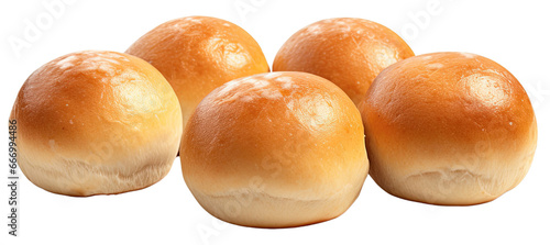 Hamburger Bread, buns isolated on a white or Transparent background. PNG