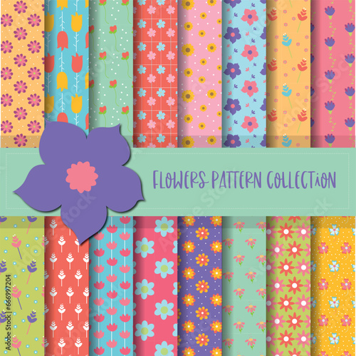 Flowers pattern collection