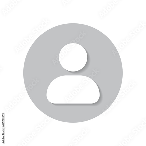 avatar profile user photo image icon vector