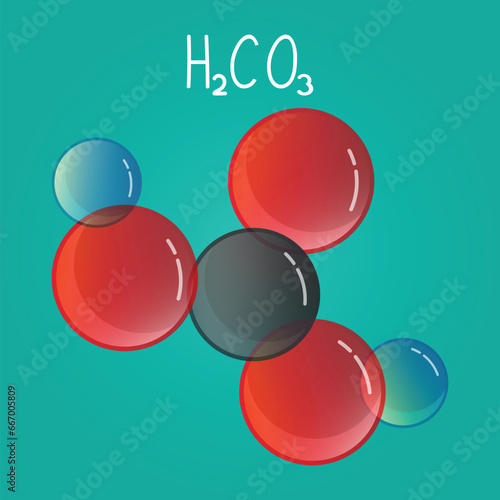 Photography Carbonic acid H2CO3 chemical formula