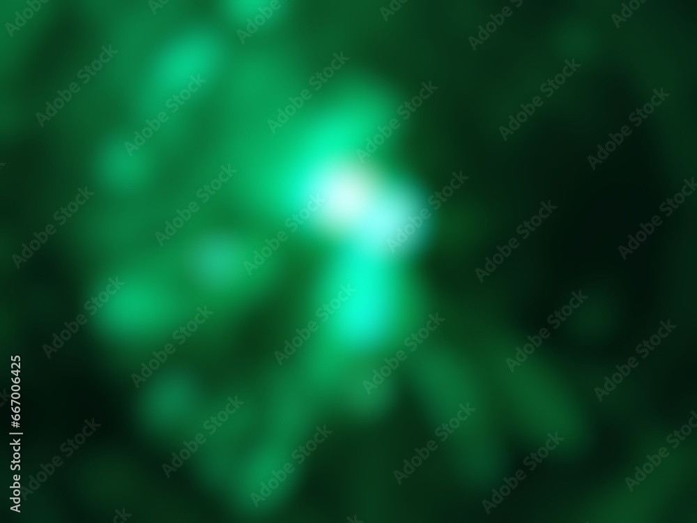 Abstract blur background image of green color gradient used as an illustration. Designing posters or advertisements.
