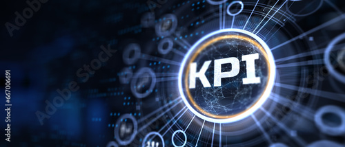 KPI Key performance indicator business finance technology concept.