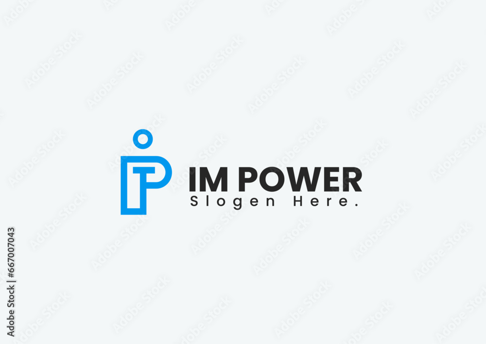 business logo design | IP logo design | letter IP business logo design | IP logo design | letter IP