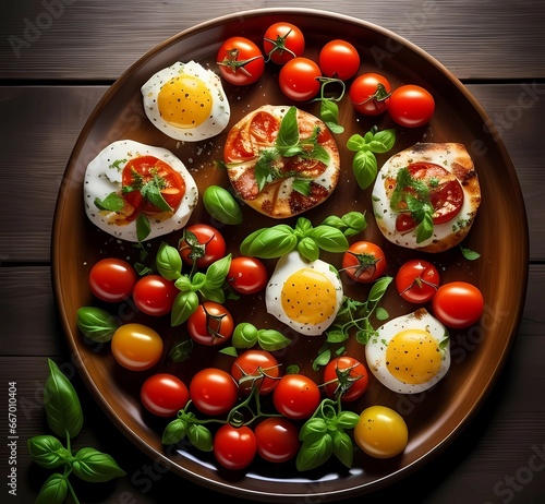 tomatoes on a plate