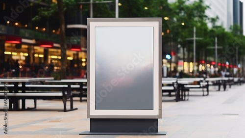 Blank Signboard Mockup for Offers or Advertisements