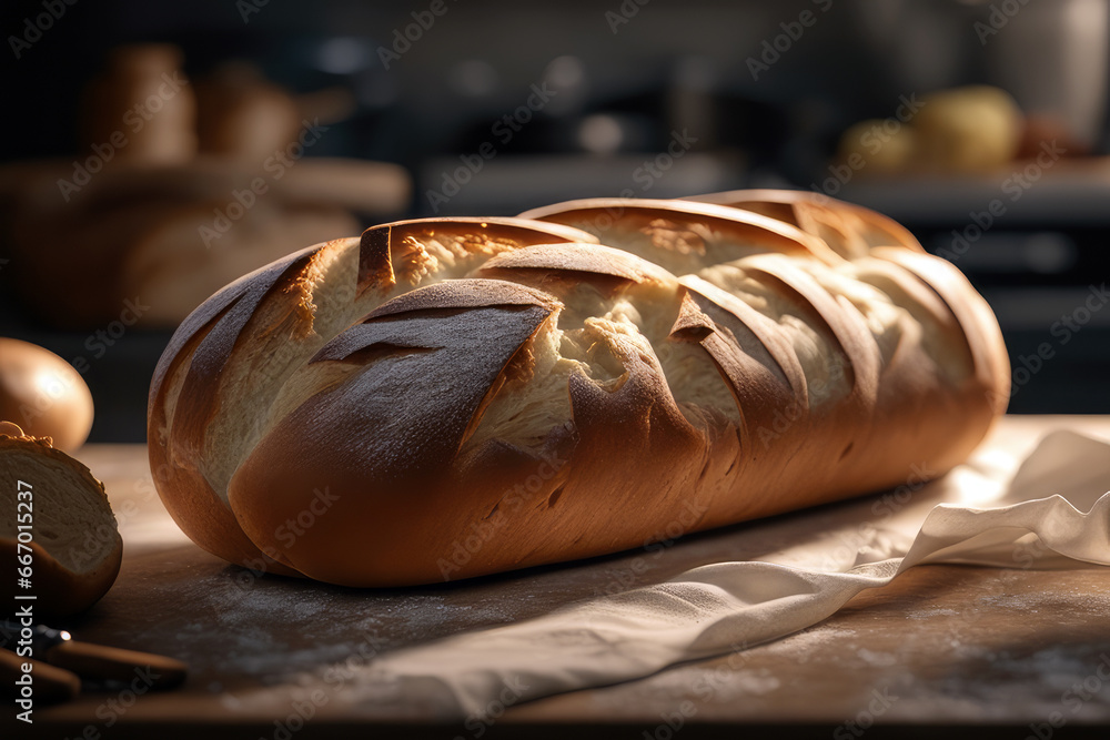 baguette, generated by artificial intelligence