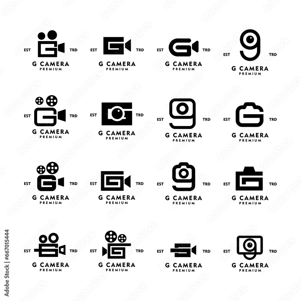 G Camera Letter logo icon design illustration G Camera Letter logo icon design illustration