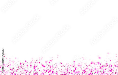 pink stary sparkles shiny dots powder frame border shape element